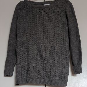 Liz Lange Maternity Charcoal Knit Sweater